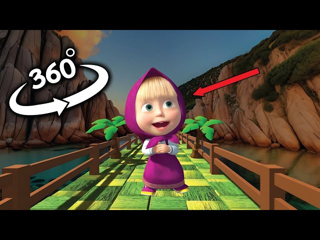 360° VR Masha chasing you | 4K VR 360 Video | Masha Song meme