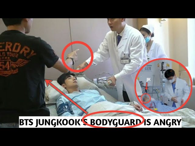 Jungkook's bodyguard got angry. What happened at the hospital?