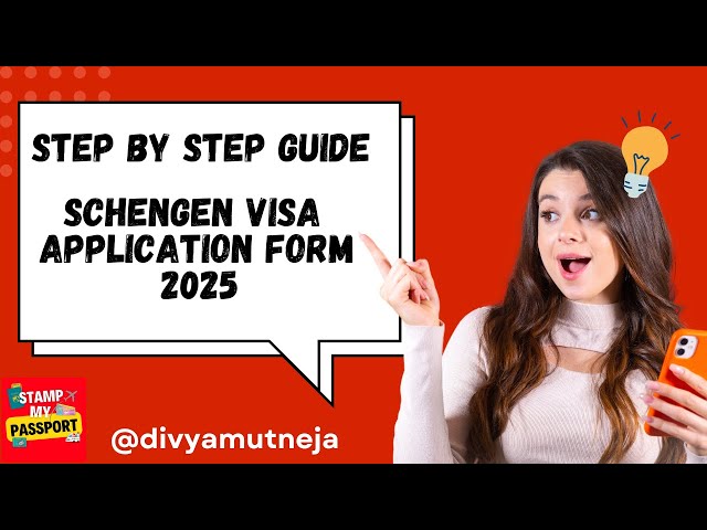 How to Fill out the Schengen Visa Application Form 2025 (Step-by-Step Guide) #schengenvisa