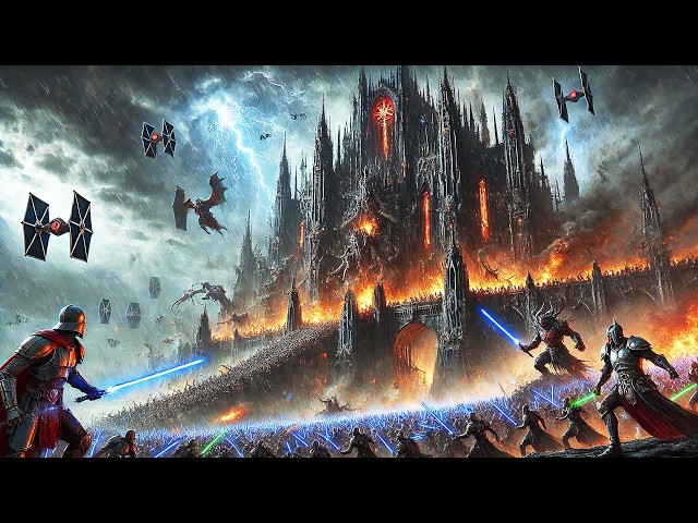 52,000 JEDI & CLONES ATTACK A WARHAMMER KHORNE STRONGHOLD IN A BRUTAL NIGHT SIEGE! 🌙⚔️🔥UEBS2