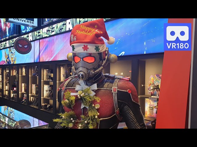 3D VR Ant-Man in Marvel Avengers Shop Merry X-mas Event