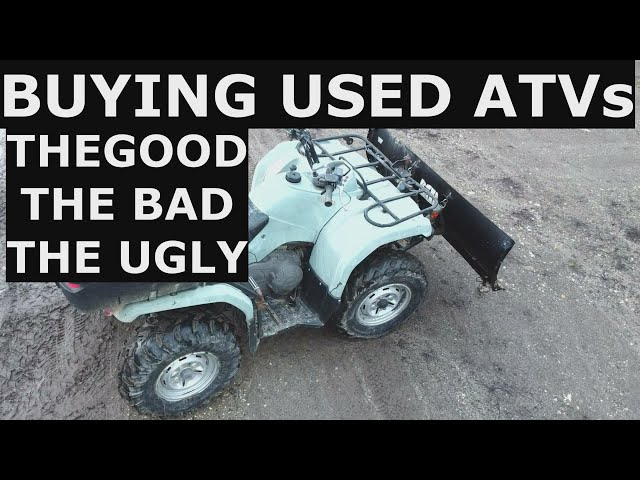 Tips For Buying Used Atvs You Should Know