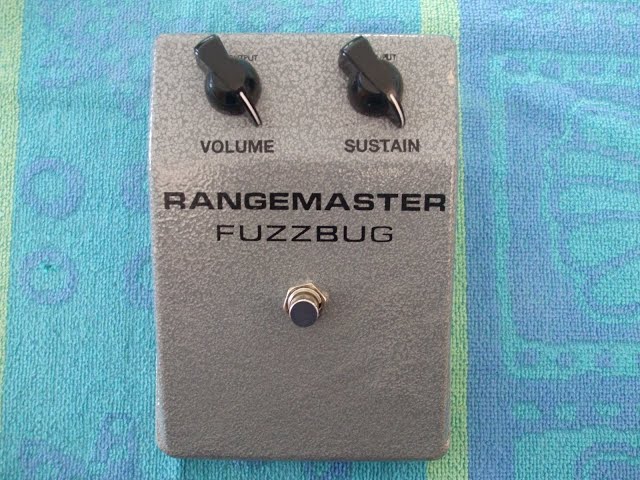 Curtis Reid RANGEMASTER FUZZBUG mkI.V 1.5 bpc fuzz face not dallas arbiter sola sound tone bender