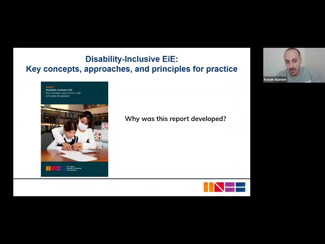 INEE Inclusive Education Resources - Highlights and Discussion