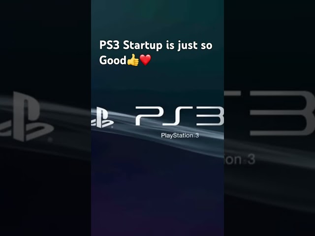 PS3 Startup #shorts #playstation #ps3