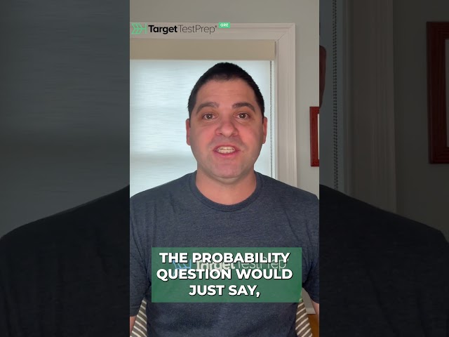 GRE Math Tip: Use Combinations When Solving Probability Questions! ✍️ | #GRE | #Shorts