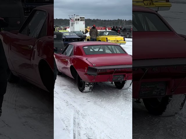 More Drag racing cars on ice… you can’t make this stuff up… winter fun on thick ice!