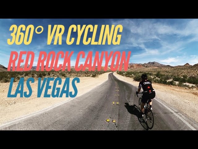 360° VR Cycling RED ROCK CANYON, NEVADA- For Indoor Trainers and Exercise Bikes