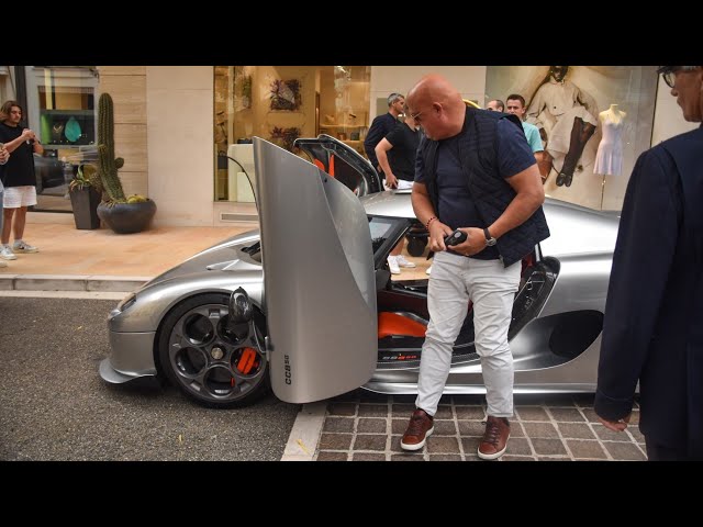 Christian Von Koenigsegg Shows Up His New 4M€ Koenigsegg CC850 in Monaco!!