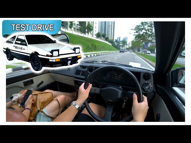 Toyota Sprinter Trueno (AE86) | Malaysia #POV [Test Drive] [CC Subtitle]