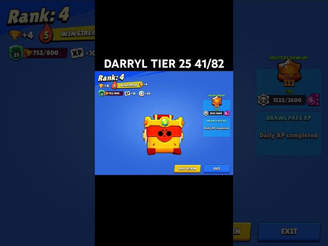 Darryl tier 25 #darryl #brawlstars