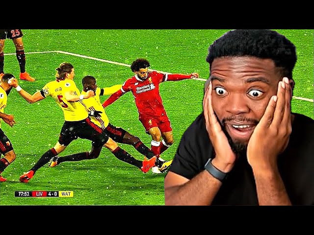 EGYPTIAN KING?? AMERICAN REACTS TO Mohamed Salah Goals IMPOSSIBLE To Forget