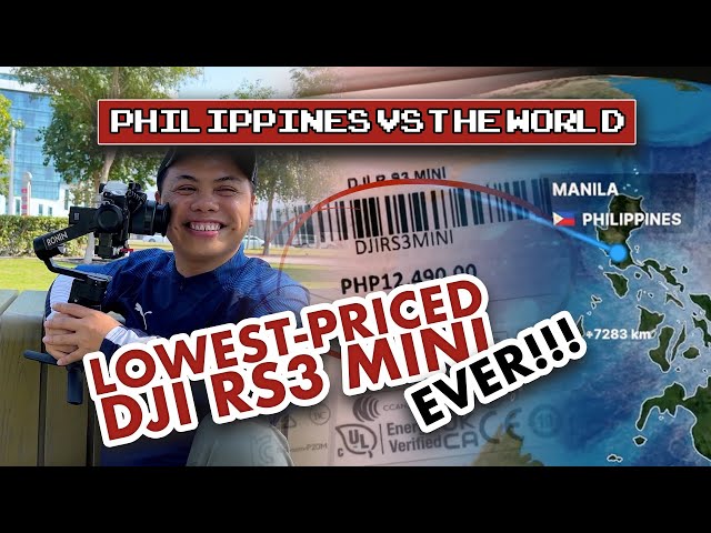 Flying to the Philippines to score the most affordable DJI RS3 Mini in the world!