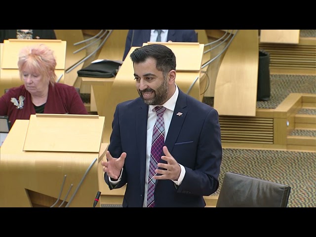 'Pathetic schoolboy' Douglas Ross told off for 'using props' during FMQs