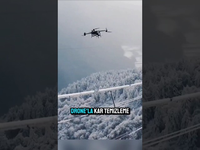 Kar Temizleyen Drone ❄️⚡🚁