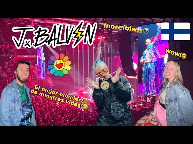 CONCIERTO de J BALVIN en Finlandia 🇫🇮🤩⚡️