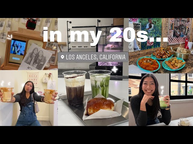 beginning of my 20s II exploring koreatown LA & sleepover