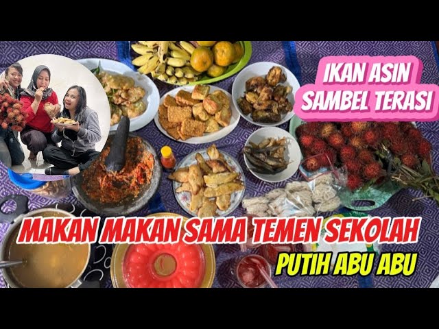 MAKAN MAKAN SAMA TEMEN SEKOLAH PUTIH ABU ABU #vlogjalanjalan #bestie #videoviral