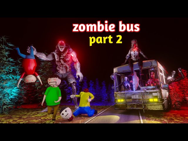 Gulli bulli aur zombie bus part 2 | gulli bulli cartoon | zombie bus | gulli bulli |make joke horror