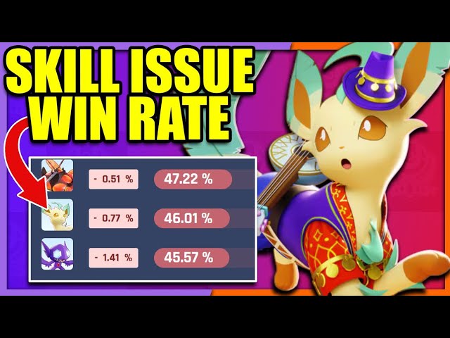 LEAFEON being a Bottom Win Rate Pokemon is a Crime | Pokemon Unite