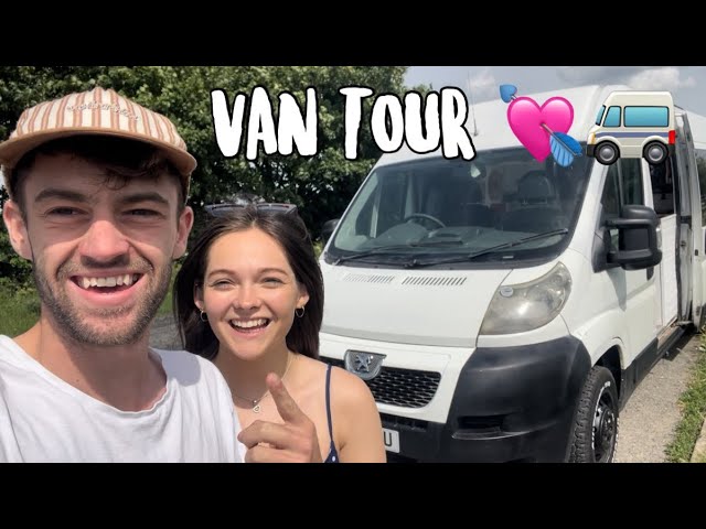 VAN TOUR! Peugeot Boxer Self Build Campervan Conversion UK (under £10k!)