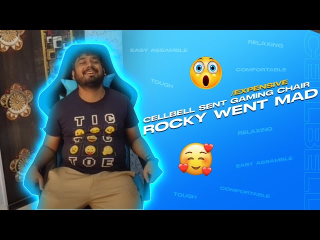 Cell Bell Sent me gaming Chair | Rocky Gone Mad - Garena Free Fire