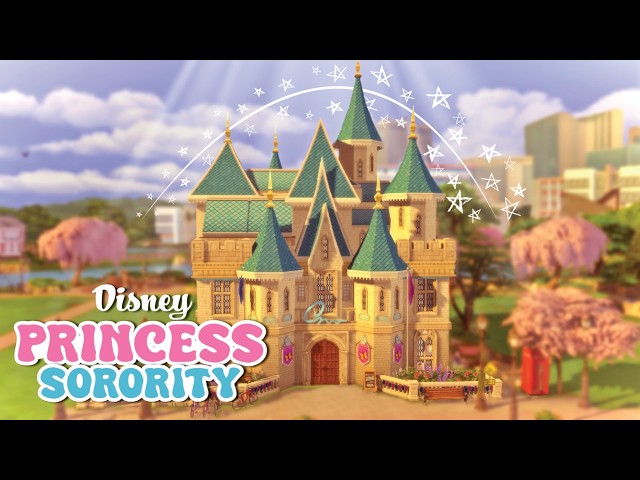 Every room is a different Disney Princess in The Sims 4