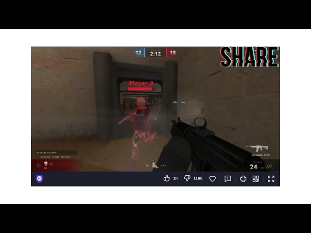 Testing the AR in deadshot.io (kill confirmed)