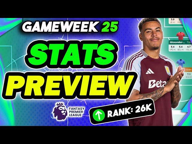 THE ULTIMATE PREVIEW FOR FPL DOULBE GAMEWEEK 25! ✅| Fantasy Premier League 2024/25