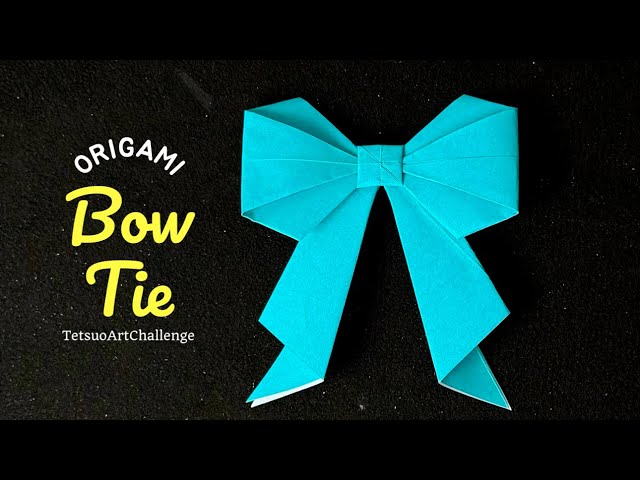 How to Make Origami Bow Tie | Paper Craft Easy Version