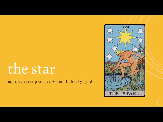 the star ✺ my tiny tarot practice