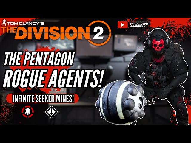 The Pentagon + ROGUE AGENTS INFINITE CLUSTER SEEKER MINE SKILL BUILD - The Division 2