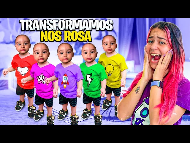 TRANSFORMEI O DAVI EM TODOS OS INTEGRANTES DOS ROSA