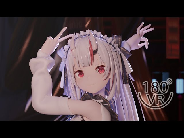 【VR180 Shorts】【Nakiri Ayame(girly outfits)】Goodbye Declaration【hololive MMD】