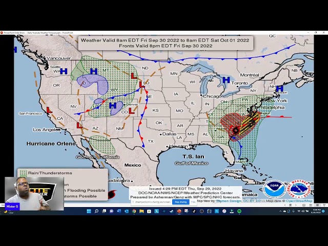 Weather Forecast: Hurricane Ian Poised to Hit South Carolina