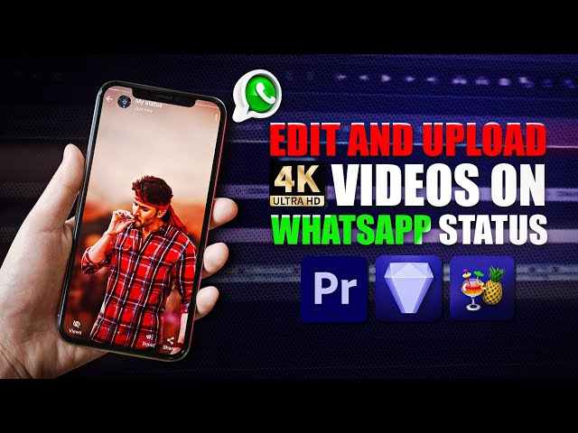 How to Create 4K Fullscreen WhatsApp Status in Premiere Pro || No Quality Loss