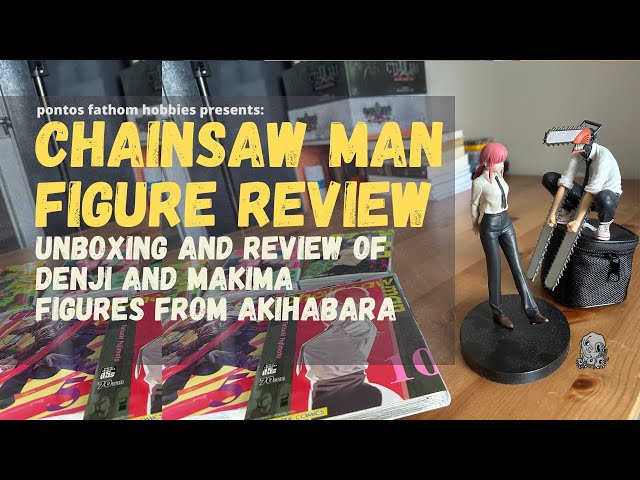 Denji and Makima Chainsaw Man Anime Figure Review.