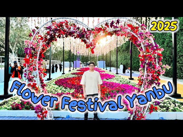 Flower Festival Yanbu 2025 || Sab k liy Sab kuch aik jagga pay || #flowerfestival  #yanbu