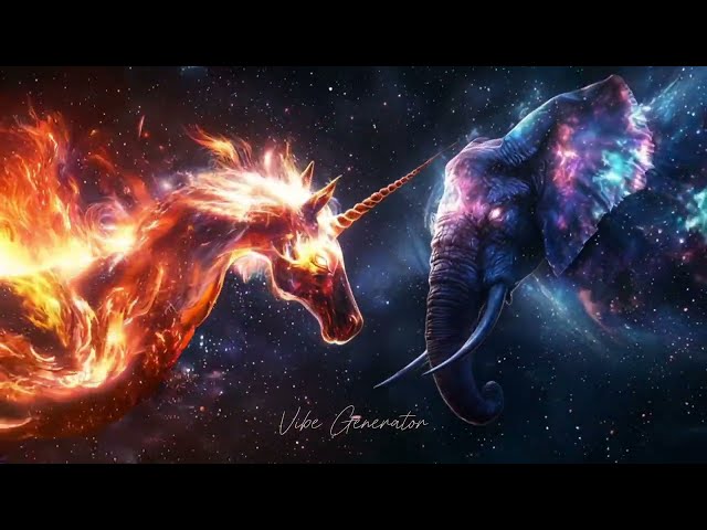 Eternal Celestial Dance #space #dragon #celestial #unicorn #cosmos #spiritual  #beautiful