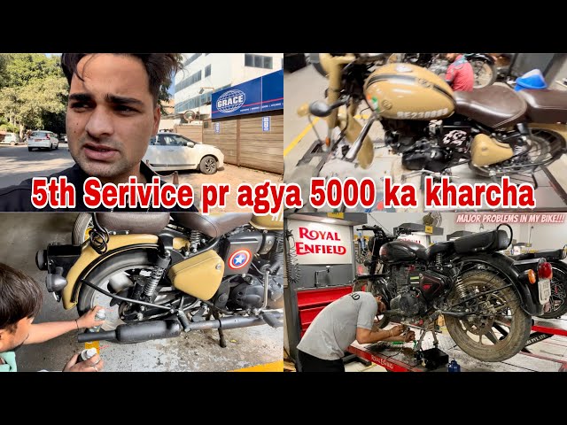 5000 ka Kharcha Agya Bike Me 5th service royal enfield Classic 350bs6