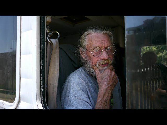 Phil is a homeless retired Navy veteran living in a broken-down RV