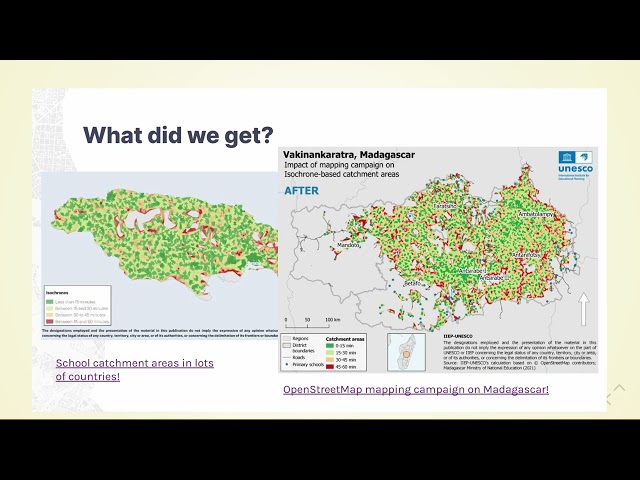 FOSS4G 2022 | Calculating school catchment areas - an open source solution