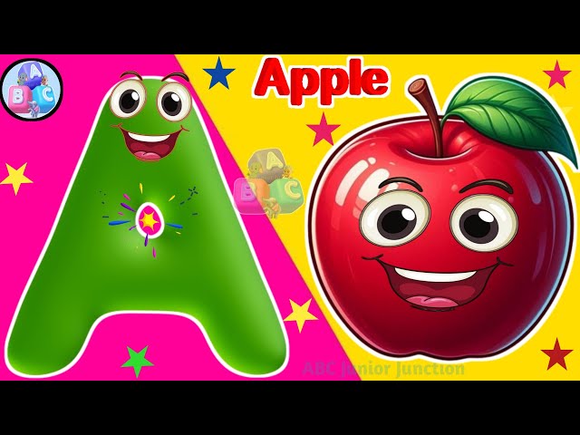 ABC Kid's Song / A for Apple / Phonics Song / Kiddos Study Zone / ABCs Nursery Rhymes / ABCD Song