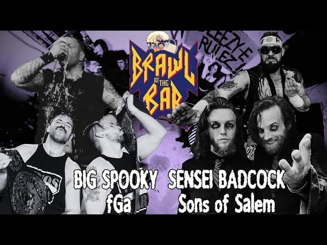 Big Spooky and fGa VS Sensai Babcock and Sons of Salem Brawl at the Bar 4-13-2024