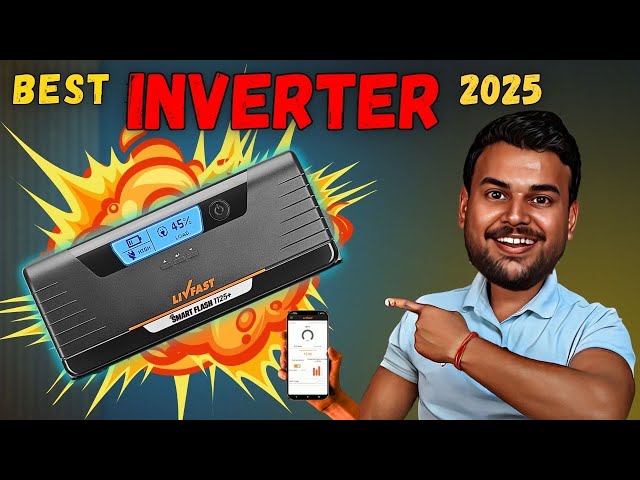 Best Inverter for Home 2025 💥 Livfast Smartflash 1125+ Inverter