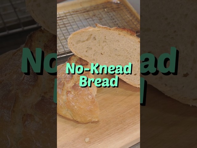 How to Make No-Knead Bread | Beginner-Friendly, Just 4 Ingredients & Delicious