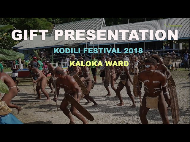 Gift Presentation, The Kodili Festival 2018, Kaloka Ward