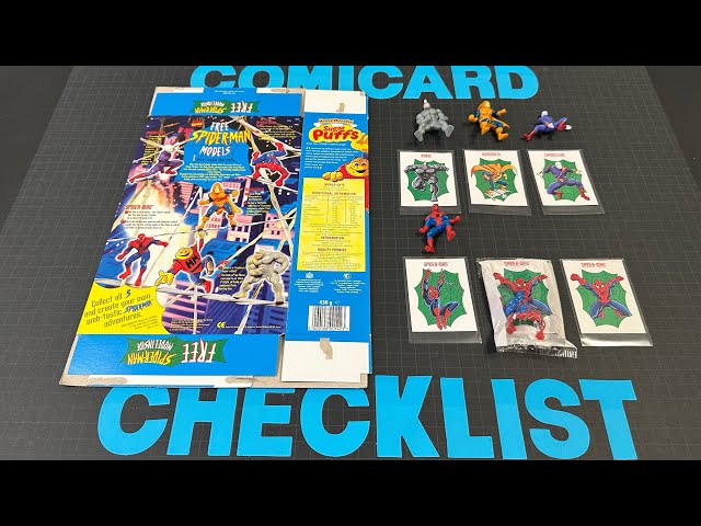 Marvel Promo Cards Ep. 15 : 1996 Marvel Comics Spider-Man Sugar Puffs (UK) Checklist