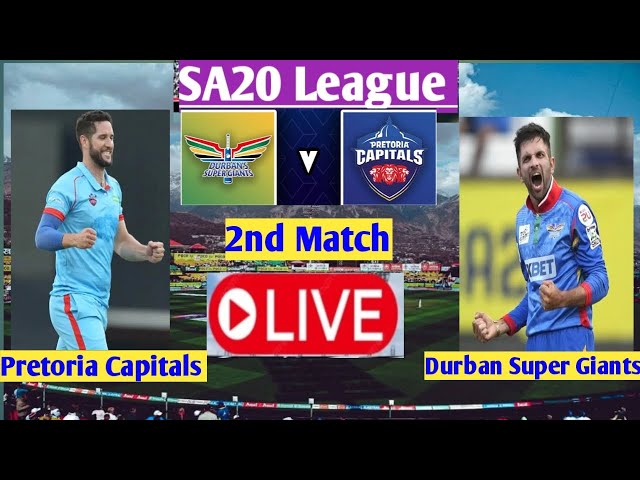 Durban Super Giants vs Pretoria Capitals || SA League 2025 || #sa20 #sa20live #sa20league2025