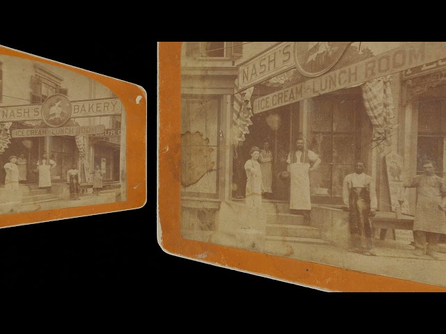 Nash's Bakery, Ice Cream & Lunch Room ~1870 (VR 3D still-image)